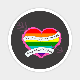 Not feeling proud (rainbow version) Magnet